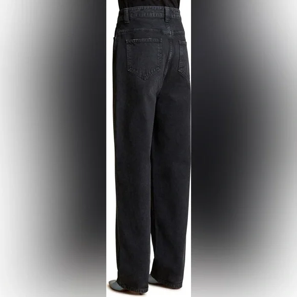KHAITE Black Boyfriend Jeans - Picture 2 of 7